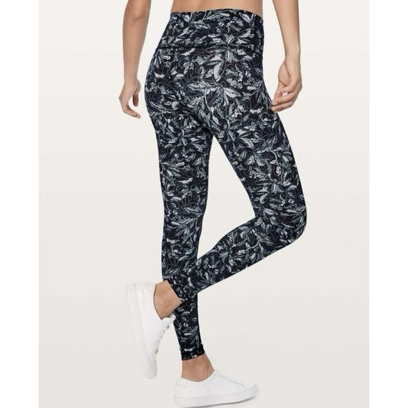 Lululemon Pants - Lululemon Wunder Under Hi-Rise Tight 28" Embellished Multi Sz 2 EUC